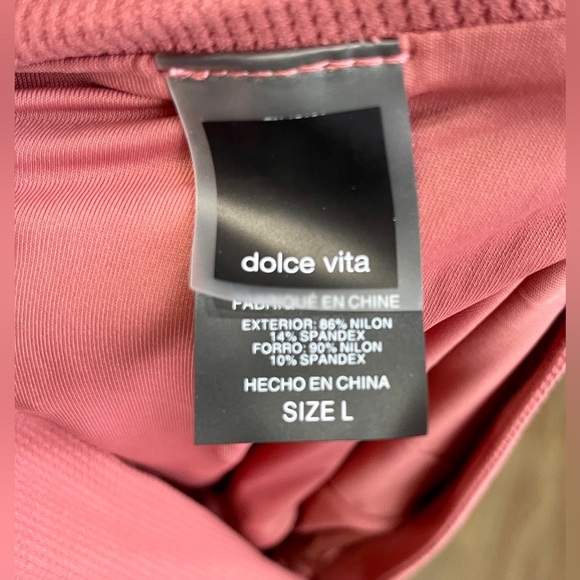 Dolce Vita Sahara Knotted One Piece Swimsuit Sz L NWOT - Picture 7 of 7